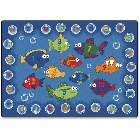 CARPETS FOR KIDS Fishing for Literacy Rug, Rectangle, 3ft 10inx5ft 5in CPT6813